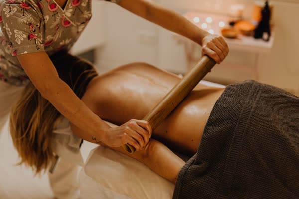 Bamboo massage tools used for bamboo therapy at Terra Spa